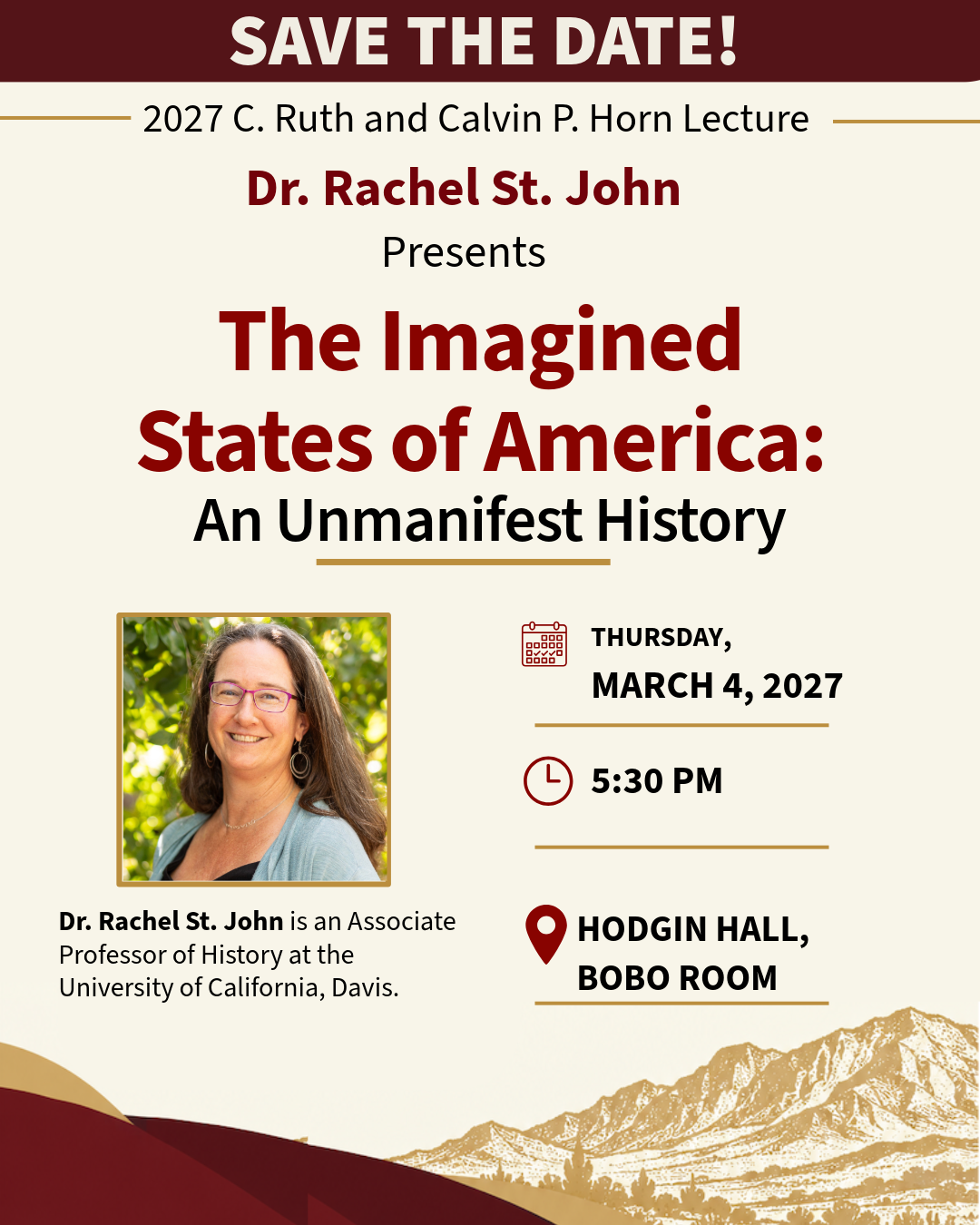 Horn Lecture flyer